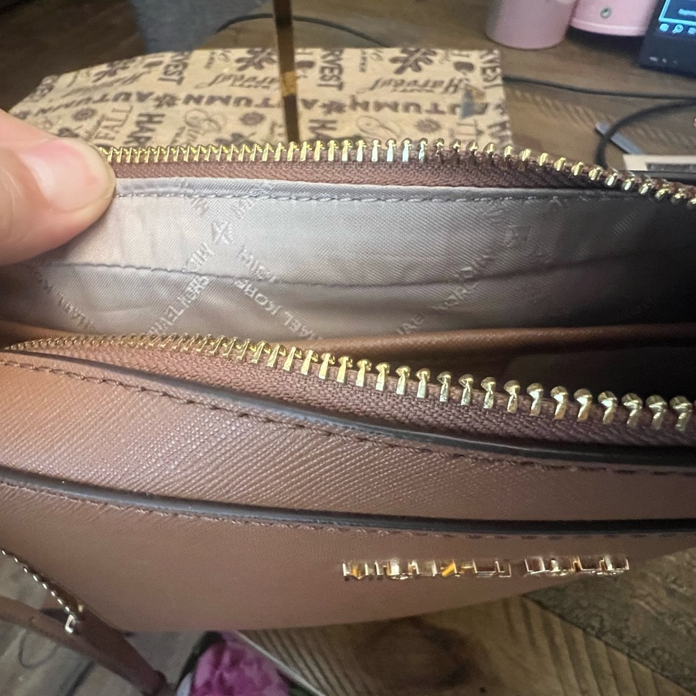 Michael Kors Tan Crossbody Bag - Picture 4 of 5
